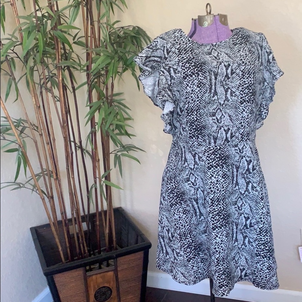 Snakeskin dress